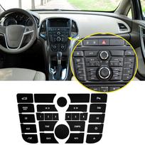 Opel Astra J Mygtuko Lipdukas Klimato Radijo Skydelio Remontas Vauxhall Astra J GTC Automobilio Aksesuarai Atnaujinimas Meriva B Jungiklis gray