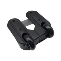 Couple of Luggage Repair Caster Wheels Replacement for Suitcase Black D047 black