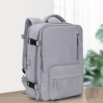 Large Capacity Travel Bag Business Backpack Storage Flight Approve Sport Men for pilka spalva