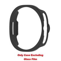 Stiklas+PC Laikrodžio dėklas Samsung Galaxy Watch 8 40mm 44mm 8 Classic 46mm Tuščiaviduris Kietas Apsauginis Galaxy Classic 8 Priedai Galaxy Watch 8 44mm black