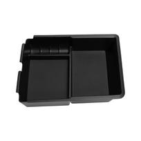 for Kia Sorento 2021-2025 Central Armrest Storage Box Stowing Tidying Car Tray ABS Organizer Accessories Black black