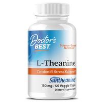 L-Teaninas (Suntheanine) 150 mg 120 vegetariškų kapsulių maisto papildas 120 Capsules