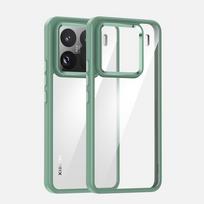 For Xiaomi 15 / 15 Pro MagSafe Case HD Transparent Shockproof Magnetic Charging Case TPU PC Cover For Xiaomi Mi 15 For Xiaomi 15 šviesiai žalios spalvos