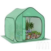 150 x 148cm Pop-Up Greenhouse - Green 150 x 148 x 148 cm
