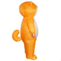 Pripučiamas kostiumas, lengvas, aukščiausios kokybės, Helovinui, suaugusiems orange