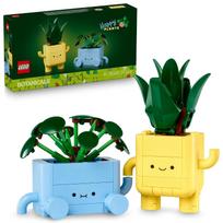 LEGO Botanical Happy Plants 10349 toy girls boys toys birthday present blocks 9 years old 10 11 elementary school houseplants fake green interior 217 yellow