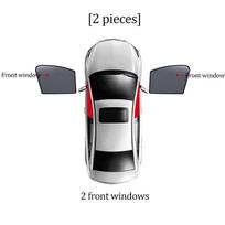 for BMW X1 U11 IX1 2023 2024 Car Sunshade Shield Front Rear Side Windshield Blind Curtain Baby Seat Window Sun Shades Visor front windshield black