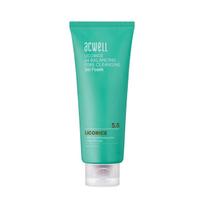 ACWELL Licorice pH Balancing Pore Cleansing Gel Foam Deep Cleanse Hydrating 160ml Facial Cleanser Gentle Wash blue