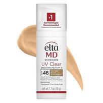 EltaMD UV Tinted Face Sunscreen, SPF 46, Oil-Free Formula with Zinc Oxide, Dermatologist Recommended less