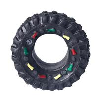 Tires Shape Pet Dog Toys for Small and Medium Sized Dogs Interactive Pet Supplies Dog Chewing Tire Toy Bite Resistant 1 black