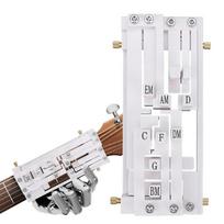 Gitara akordų spaudiklis Gitara pagalba akordų mokytojas akordų mokymosi sistema gitara priedai gitara mokytojo įrankis vaikams suaugusiems A2 white