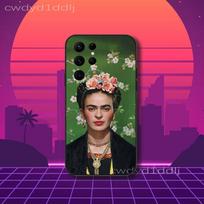Fashion F-FridaS-S Art K-Kahlo Phone Case For Samsung S10,S21,FE,S21 ,S26,S25,S24,S23,Ultra,S9,S22,Plus Black Shell Cover Samsung S25ULTRA black