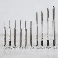 10PCS HSS6542 Metric Tap Drill Set M1 M12 M14 M16 M17 M18 M2 M25 M3 M35 High Speed Steel Thread Taps for Metalworking Tools gray