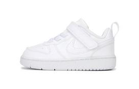 Nike Court Borough Anti Kick Low top Toddler Shoes White Infant And Toddler DV5458-106 23.5 white