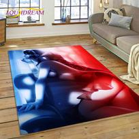 3D Anime Žaidimo Personažas Seksualios Nėrinėtos Merginos Animacinis Kilimas Kilimas Namams Svetainei Miegamajam Sofai Durų Kilimėlis Dekoras, Plotinis Kilimas Neslystantis Kilimėlis 40x60cm gray