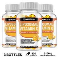 XEMENRY - Liposominės vitamino C kapsulės - Antioksidantas ir imuninės sistemos palaikymas 120*3