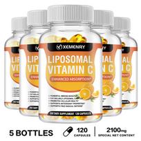 XEMENRY - Liposominės vitamino C kapsulės - Antioksidantas ir imuninės sistemos palaikymas 120*5