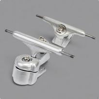Longboard Skateboard Truck HighElastic Return Bushings Spring Steering Aluminum Alloy Surf white