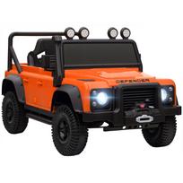 Kids' Electric Car, 12V Battery-Powered, Remote Control, Music Function, Horn, LED Lights, Orange 115 x 61 x 61 cm oranžinė