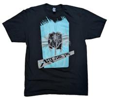 Arcade Fire Band Tee Vintage Y2K 2004 Funeral Tour Concert Merch T Shirt Adult M XXXL blue