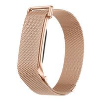 Google Fitbit Air Kablys ir kilpos Dirželis Juosta Atsparus rūdijimui Reguliuojamas Lengvas Apyrankės Laikrodžio kilpos Apyrankė Moterims Vyrams sidabras