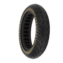 Electric Scooter Double Honeycomb Tire Replacement Shock Absorption Prevent Slipping Rubber Scooter Tire for Scooters Yellow black