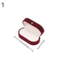 Veliūrinė papuošalų dėžutė Raudona pakuotės dėžutė Prabangi vitrininė laikymo dėžutė Papuošalų dėklas Large Pendant Box white