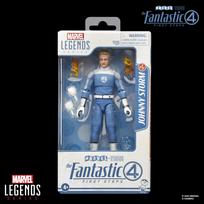 Marvel Legends Series Johnny Storm Fantastic First Step Movie Item Action Figure Toy Four Collector's 6-inch white