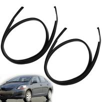 Suitable for Toyota Yaris sedan 2007 2011 side drip roof left and right molding strips black rubber 75552 52140 75551 52160 juoda