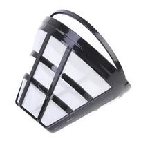 Reusable Coffee Filter Basket Cup Style Coffee Machine Strainer Mesh A Onesize black