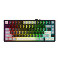 Lenovo GK10 Mechanical Keyboard with Full Hot-Swappable Keys, 20 Backlight Effects,Computer Keyboard, Aurora Series Tri-Mode Version 80 Layout juoda