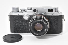 [USED] Canon IIF Rangefinder 35mm Film Camera w. Industar61 50mm f/1.8, Near Mint, From JAPAN