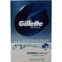 Gillette Cool Wave Aftershave Splash 100ml 1 pcs black