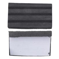 2Pcs Bass Drum Hoop Guard Pads Light Weight Bass Drum Nonslip Rubber Pad Rubber Hoop Protector Insert Protection Tool black