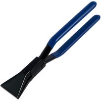 Hand Seamers Metal Bender Metal Steel Sheet Bending Flattering Pliers with Anti-Slip Handle Straight/45° Sheet Metal Tools blue