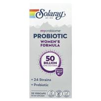 Solaray, Mycrobiome Probiotic, women's formula, 50 billion, 30 enteric-coated veggie capsules