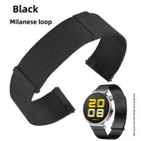 Milano šviesiai auksinė apyrankė Huawei Watch GT6 GT5Pro 42mm laikrodžiui, apyrankė Huawei Watch 5/4/3 laikrodžiui, mygtuko stiliaus metalinė apyrankė 18mm 22mm 18mm beige