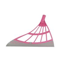 Lazy Broom Silicone Broom Water Stain Remover Stainless Scraper Non-Stick Hair Remover Flexible Window Groove Cleaning white