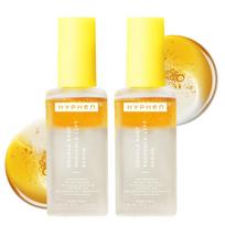 Hyphen 18% Brightening & 20% Collagen Face Serum (Pack of 2) | Double Shot Serum with 11% Mandarin 5% Niacinamide 2% PGA & Bakuchiol | Brightening, orange