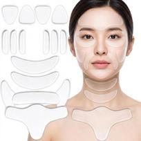 Silicone Anti-wrinkle & Wrinkle Improvement Silicone Patch Pad, 16 patches, 1 pcs beige