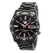 Seiko 5 Automatinis Juodasis Žaibas 3 Metų Garantija Importuotas Užjūrio Modelis SZEN008 Vyriškas Laikrodis Kalendorius Mechaninis Atsparus Visoms Atmosferoms Vandeniui gray