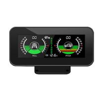 JTOVI X95 GPS skaitmeninis inklinometras automobilio HUD aukščio matuoklis visureigio automobilių nuolydžio matuoklis elektroninis kompaso indikatorius black