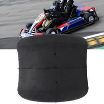 Go Kart Tire 11x7.10-5 4 Layers Non Slip Inflatable Tubeless Racing Slick Tire for Drift Trike Go Kart ATV UTV Golf Cart Mower gray