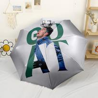 Goat Soccer Cristiano Ronaldo Portable Automatic Umbrella with 8-Rib Compact Design Travel Essential Outdoor Accessory Perfect Birthday Christmas