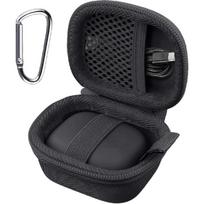co2CREA Hard Case for Beats Powerbeats Fit with Carabiner Clip, Black For Powerbeats Fit black