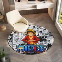 Cute Monkey D. Luffy from the Japanese manga ONE PIECE carpet is soft, home, bedroom, door mat decoration, and non slip carpet E9 80x80cm( 31x31in)