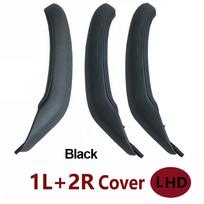 Car Interior Left Right Passenger Door Handle Grab Leather Cover Trim Replacement For BMW X3 X4 F25 F26 Beige RHD 3PCS Set beige