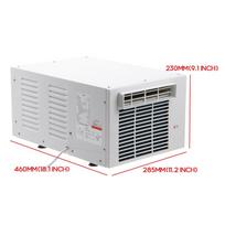 1100W Šalto/Šilto Dvigubas Nešiojamas Oro Kondicionierius Naudokite 24 valandų laikmatį 2 pavarų apšvietimas LED valdymo skydelis su nuotolinio valdymo pultu 460x255x230mm gray