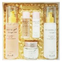 Jenibell Red Ginseng Plus Collagen 3-Piece Skincare Set – Toner, Emulsion & Cream (With Travel Size Gift) Jenibell Red Ginseng Plus Collagen 3-Piece Skincar beige