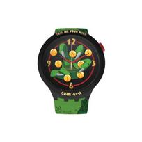 SWATCH Unisex 47mm Laikrodis SB01Z102 SB01Z102 Green/Black black